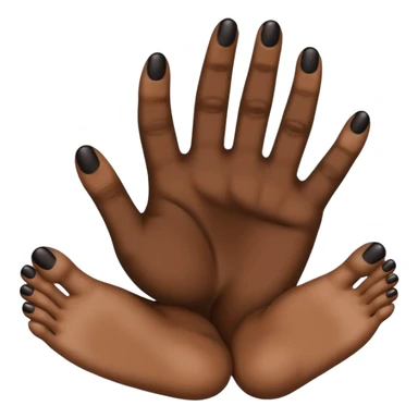 негр черные пяточки ножки пальчики sticker