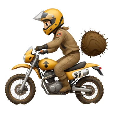 Roulig moto cross sticker