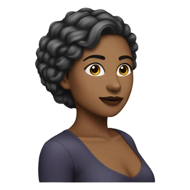 woman sperhero volt hair sticker