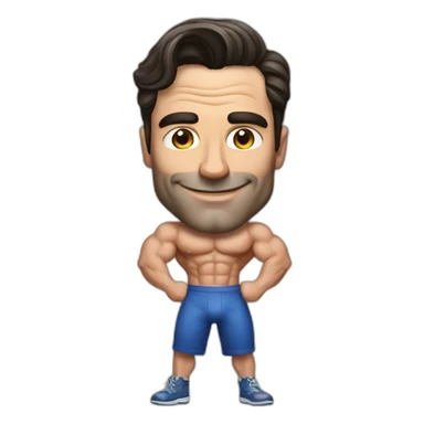 Jon hamm gay bodybuilder sticker