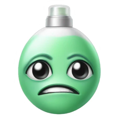 Alien with deodorant  sticker