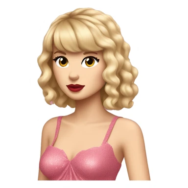 Taylor swift in lover outfit  sticker