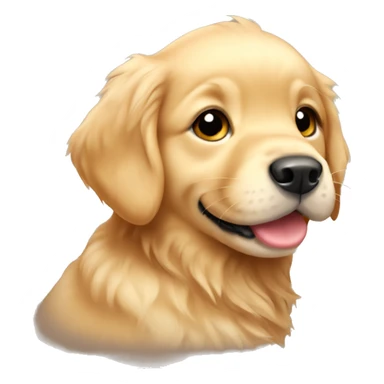 Baby golden retriever  sticker