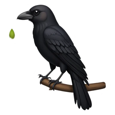 Crow sticker