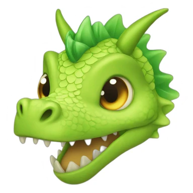 dragon cute good luck sticker