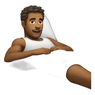 man wake up sticker