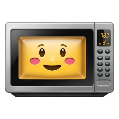 Make a microwave emoji sticker