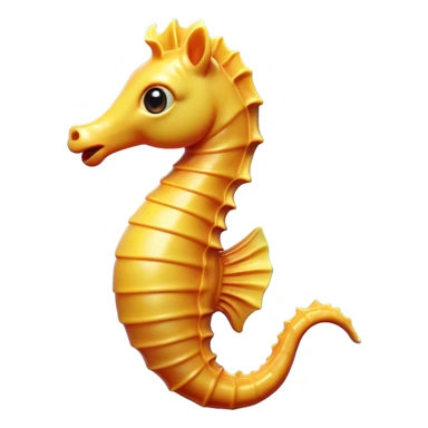 Cinematic Comical Sea Horse Portrait Emoji, Head tilted dramatically with an exaggeratedly amused expression, featuring a delicately curved body with a whimsically coiled tail and wide, comically expressive eyes full of playful disbelief, Simplified yet hilariously expressive features, highly detailed, glowing with a slightly sassy aquatic glow, high shine, dramatic yet playful, stylized with an air of quirky marine mischief, soft glowing outline, capturing the essence of a meme-worthy sea horse that looks ready to drift its way into viral fame! sticker