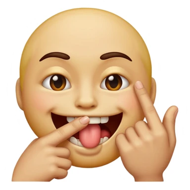 emoji biting their finger lustfully  sticker