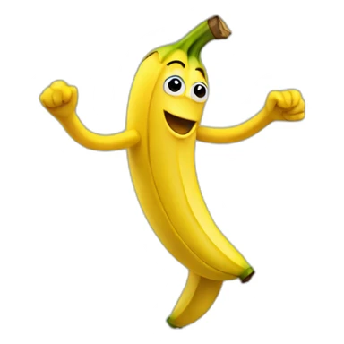 dancing banana sticker