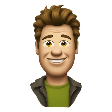 shrek as rick astley sticker