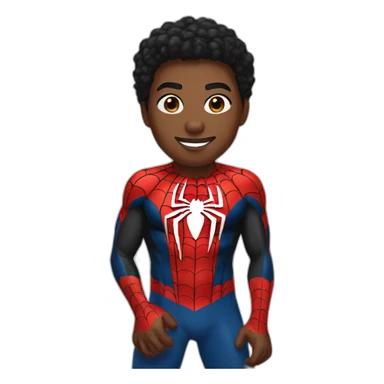 Spiderman wearing a Black Lives Matter t-shirt  sticker