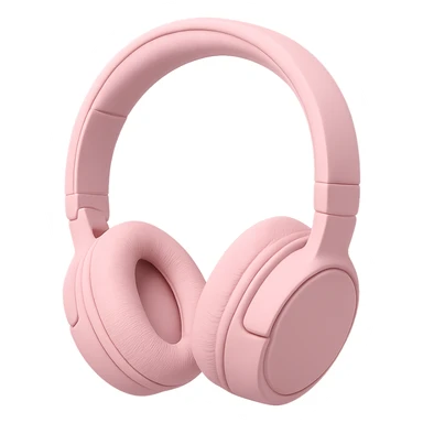 pink headphones sticker