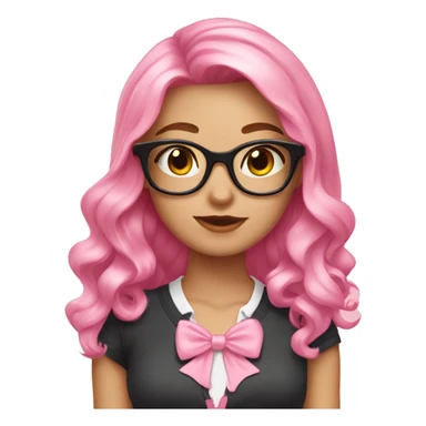 Preppy pink girly stuff sticker