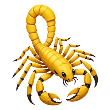cute cartoon scorpion sticker