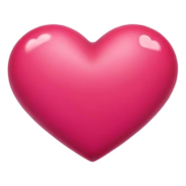 Cerise heart sticker