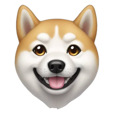 shiba ghost sticker
