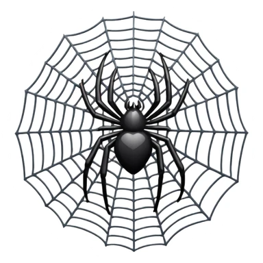 Make the I love u using spider web emoji 

 sticker