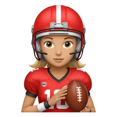 Football Players, Female player sticker