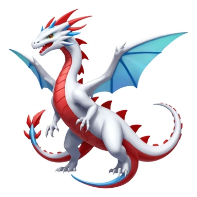 Rayquaza-Reshiram-Salamence-fusion (full body) sticker