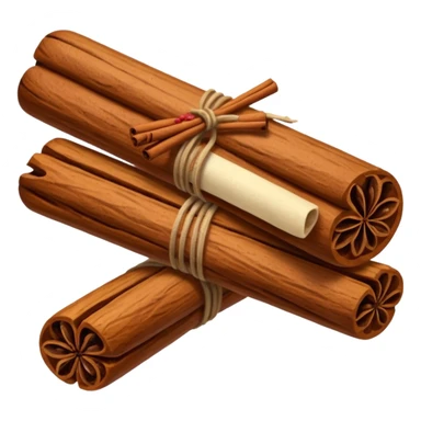nutmeg and cinnamon sticks together sticker