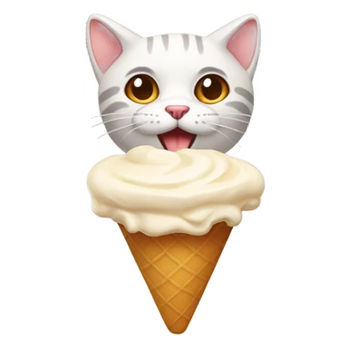 Gato helado  sticker