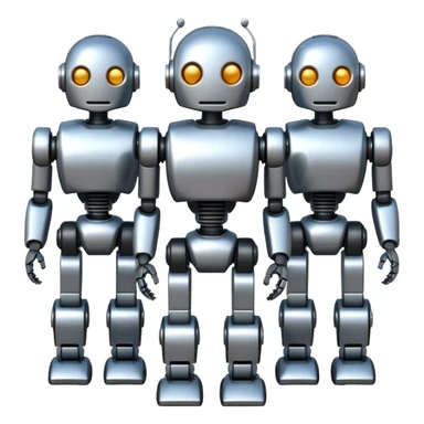Create an AI generated robots sticker