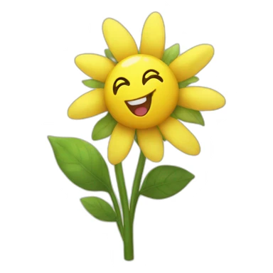 sunflora pokemon happy waving sticker