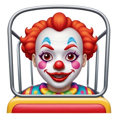 Payaso en autobús sticker