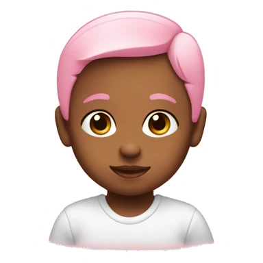 baby pink checkmark sticker