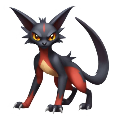 Noivern-Litten-Zorua full body sticker
