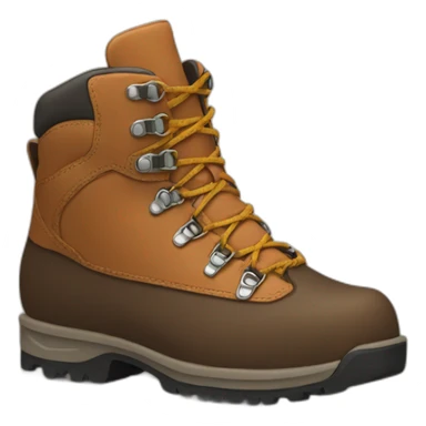 hiking boots sticker