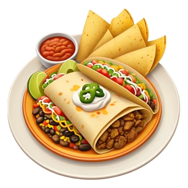 Mexican food sticker