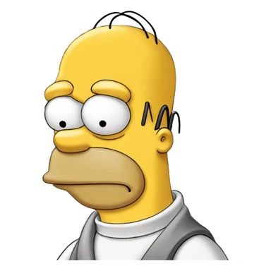 Sad Homer Simpson  sticker