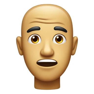 Rolling my eyes sticker