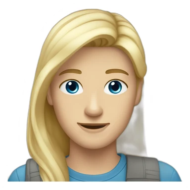 blonde-guy-with-blue-eyes-and-brunnette-haired-girl sticker