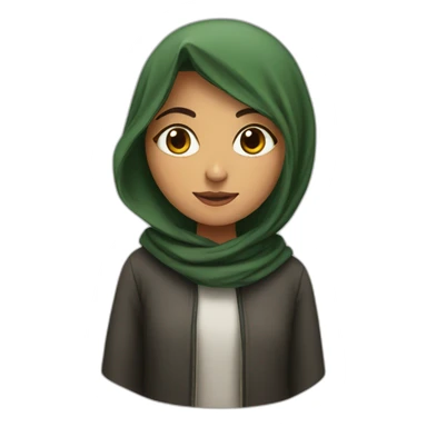 Palestinian girl sticker