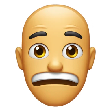 flushed expression sticker