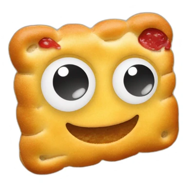 Erstelle mir ein Schnitzelbrötchen mit ketschup sticker