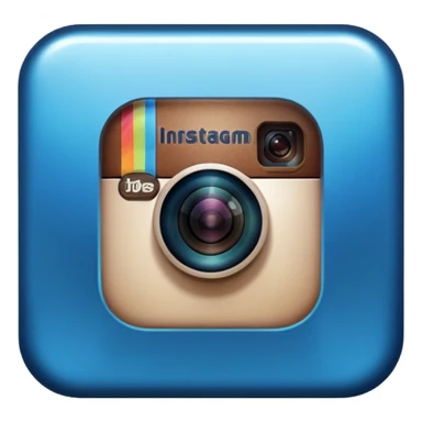 Instagram blue thick meta verifed sticker