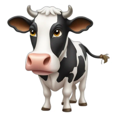 A cow cooking sticker