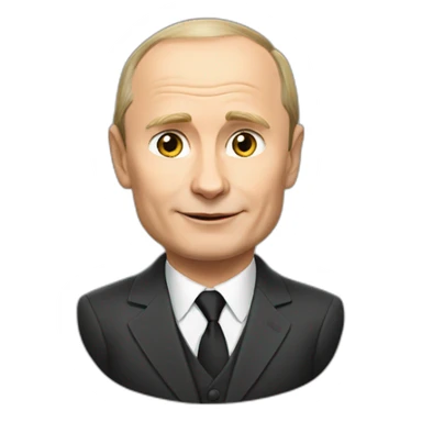 Cat, Putin, smail sticker