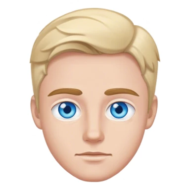 Hayes with blue eyes  sticker