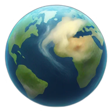 earth with apocalypse  sticker