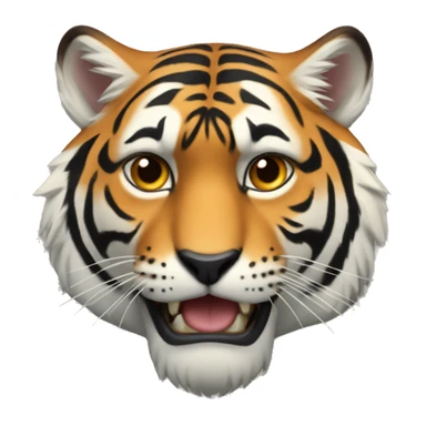 Tigre de face énérvé sticker
