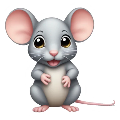Baby mouse sticker
