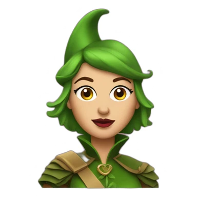 Robin Hood wearing as drag queen sticker