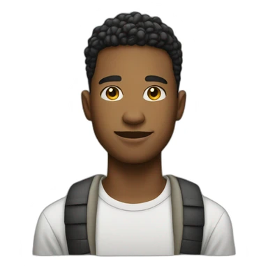 emoji young man street vibe sticker
