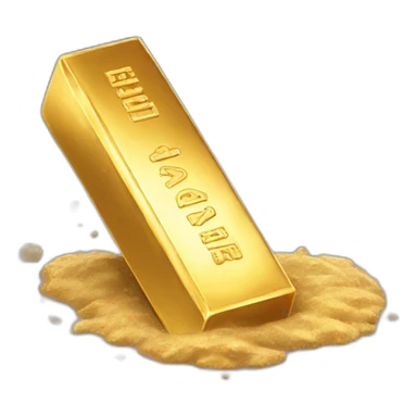 dust becoming gold bar sticker