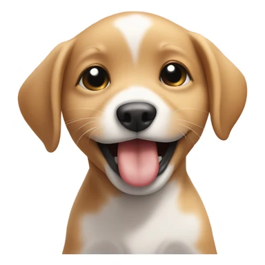 Puppy kisses sticker